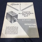 Vintage Lafayette Photo-electric Relay Model KT-133 Instruction Manual. Fixed Price $9.96.
