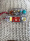 Unisonic 80S Retro Neon Colors Novelty Clear / See Thru Telephone Gpt 15. Fixed Price $55.00.