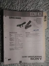Sony ECM-K7 Service Manual Original Repair Book Condensor Microphone. Fixed Price $25.00.