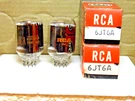 Closely Matched Rca 6JT6A/6JR6/6JG6A/6KV6A Nos/nib Vacuum Tubes. Fixed Price $160.00.