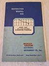 Vintage Eico Battery Eliminator & Charger Model 1050 Radio Operation Manual. Fixed Price $5.95.
