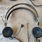 Vintage Wwii Era Trimm Featherweight Headset Headphones Ham Radio Military. Fixed Price $35.00.