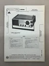 Sony AC-121W TV-411 Service Manual Sams Photofact Free Shipping. Fixed Price $12.00.