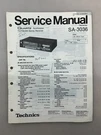 Technics SA-3036 Original Service Manual Free Shipping. Fixed Price $14.00.
