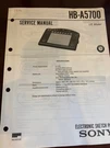 Sony HB-A5700 HBA5700 Service Manual From The Usa **original**. Fixed Price $22.99.