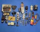 Vintage Electronics Parts Lot Tubes Rca Switches Sockets Plugs Components. Fixed Price $89.00.