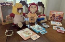 1985 Teddy Ruxpin Grubby Picture Show Answer Box Clothes W/video Working! Wow. Fixed Price $599.00.