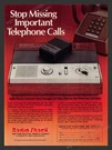 Radio Shack Duofone TAD-112A Answering Machine Phone 1983 Print Advertisement. Fixed Price $10.99.