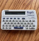 Franklin Roget Thesaurus NCT-102 Electronic Dictionary Vintage Handheld Tested. Fixed Price $17.99.