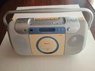 Sony CFD-E100 Cd Radio Cassette-corder Am/fm Tested Works No Battery Cover. Fixed Price $45.00.
