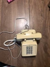 Vintage Itt 2500 Push Button Desk Phone - Classic Beige. Fixed Price $12.99.