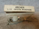 Vintage Archer L-1X Crystal Micrphone Radio Shack Box Euc. Fixed Price $17.24.