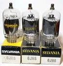 Lot Of 3 Sylvania 6JM6A Vacuum Tubes Tested Nos On Calibrated Tv 7. Fixed Price $29.95.