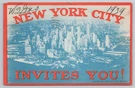 Qsl Card W2GXS Nyc 1939 Ham Radio Qso Vintage Amateur Skyline. Fixed Price $14.75.