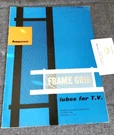 1959 Catalog / Sales Brochure Amperex Frame Grid Tubes For Tv Television. Fixed Price $19.99.