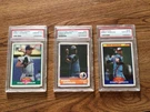 1989 Score Randy Johnson Psa 10. Lot #2. (3) Cards #32 #77T #645. Fixed Price $220.28.