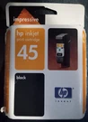 New Sealed Genuine (hp 51645A) Black Ink Cartridge , Undated. Fixed Price $6.95.