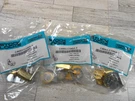 Lot Of National Cabinet Camlocks C8053 C346A Bright Brass Replacement. Fixed Price $22.99.