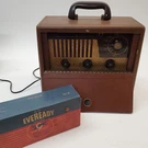 1948 Stewart-warner A61P1 Ac/battery Portable Tube Radio Powers On, Parts/repair. Fixed Price $69.99.