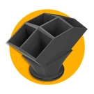 Stein Horn + Dust Caps (pair) - 3D Printed Compatible W Altec 604C,D,E.... Fixed Price $100.00.