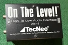 Tecnec On The Level Rca To Xlr Interface Passive High Low Adapter OTL-1S. Fixed Price $10.00.