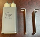 Plastic Capacitors Inc LK20-105 High Voltage Oil Filled 1MFD 2000VDC. Fixed Price $89.00.
