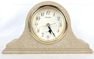 Seiko Blond Marble Or Composite Quartz Mantle Clock QQZ193B Made In Japan (Y7). Fixed Price $64.85.