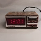 Small Vintage Spartus Horizon Lcd Alarm Clock Model 1138 Woodgrain Snooze Works!. Fixed Price $8.99.