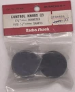 Vtg Radio Shack, Archer Control Knobs (2), 274-406, Nos. Fixed Price $10.00.