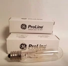 Lot Of 3 Ge Proline T6 Tubular 15W 145V Screw Base Clear Light Bulb Lamps. Fixed Price $9.97.
