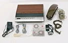 Record-a-call Model 690 Vtg Telephone Answering Machine Woodgrain Set W/. Fixed Price $106.97.