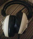 Vintage Prop Stereo Headphones Sonic Model - 20 Taiwan Black /cream Untested. Fixed Price $19.99.