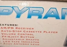 Pyramid 100S Vintage Car Stereo Cassette Player With 40-WATT Output.. Fixed Price $57.50.