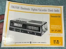 Radio Shack Realistic CHRONOMATIC-209 Elect. Digital/calendar Clock Am/fm Manual. Fixed Price $12.97.