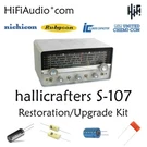 Hallicrafters S-107 Radio Restoration Kit Repair Upgrade Recap Capacitor Rebuild. Fixed Price $95.00.