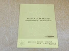 Heathkit IM-13 Service Bench Vacuum Tube Voltmeter User Manual (original). Fixed Price $20.00.