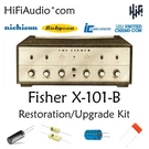 Fisher X-101-B Amplifier Restoration Repair Upgrade Rebuild Kit Filter Capacitor. Fixed Price $165.00.