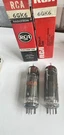 Pair Rca Nos 6GK6 Black Plates Halo Getters Beam Power Tubes. Fixed Price $25.00.