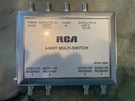 3X4 Rca Multi-switch Lnb + Power Supply SW34 Fta Satellite Splitter Dss Dbs Dish. Fixed Price $15.93.