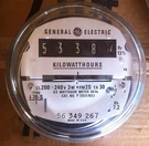 Ge- Electric Watthour Meter (kwh) Type I70S, I-70S, Ez Read, 240V, 200A. Fixed Price $30.49.