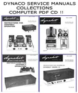 Dynaco Tube Amplifier Pre Service Manual Audio Hifi Computer Pdf Cd. Fixed Price $12.97.