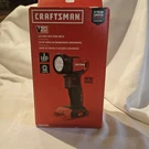 Craftsman Led Task Light, New/open Box, #CMCL020, 20V Max Lithium-ion (no Batt). Fixed Price $29.95.