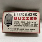 Vtg Nos Radio Shack Archer Buzzer 117 Vac 60 Cy Model 273-048 Tandy. Fixed Price $24.57.