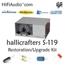 Hallicrafters S-119 Radio Restoration Kit Repair Upgrade Recap Capacitor Rebuild. Fixed Price $95.00.