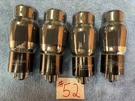4 Rca 6F6G 1938 Zenith Philco Bar Crosley Emerson Garod Fada Radio Tubes # 52. Fixed Price $69.00.