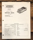 Superscope Cassette Service Manual *original*. Fixed Price $19.97.