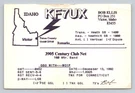 Ham Radio Qsl KF7UX Idaho Usa 1992 Heath Sb Dipole Antenna. Fixed Price $16.99.