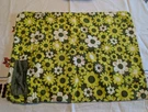 Vintage Heating Pad Cover Mod Floral Daisy General Electric Wet Proof Cotton. Fixed Price $16.50.