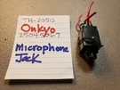Onkyo 25045067 Microphone Jack Headphone TA-2050 Stereo Cassette Deck. Fixed Price $8.22.