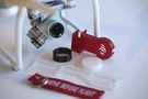 Dji Phantom 3 Standard Deluxe Flight Kit Red - Cap Hood Guard Lock Keych. Fixed Price $12.95.